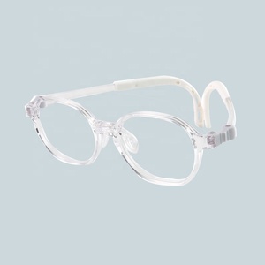 Occhiali per Bambini con Montatura Ovale Completa in TR90 e Silicone, Certificati ISO9001 per Leggere e Usare Schermi - Product Image 3