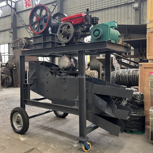 Trituradora de Mandíbulas Móvil Combinada en Oferta, Trituradora de Piedra de Cuarzo para Minerales y Rocas con Criba Vibratoria - Product Image 5