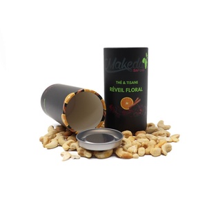 บรรจุภัณฑ์กาแฟเมล็ดคั่วเกรดพรีเมียมแบบปิดผนึก กล่องชาพร้อมฝาโลหะทรงกลม กล่องใส่ชาเขียวผงมัทฉะ - Product Image 2