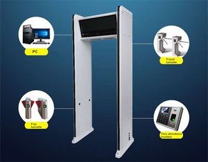 Porta de segurança profissional Dfmd portátil de pólo único caminhada bilateral através do detector de metais da China - Product Image 3