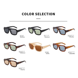 Gafas <span class=keywords><strong>de</strong></span> Sol Cuadradas <span class=keywords><strong>de</strong></span> Lujo <span class=keywords><strong>de</strong></span> Alta Gama, Retro, Montura Gruesa, Protección UV400, para Hombre y Mujer - Product Image 2