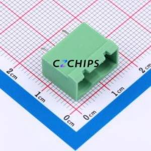 1766770 Plug-in Terminal Block Through hole Component (THT),P=7.62mm Connector 7.62mm Green Straight Pin 2P - Product Image 1