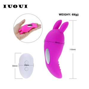 Produttori di prodotti del sesso vibratore del massaggiatore del coniglio telecomandato senza fili per la masturbazione femminile che indossa il vibratore - Product Image 3