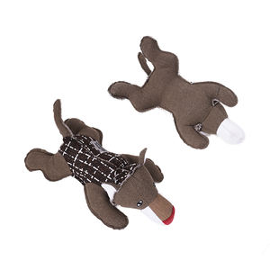 Üretici toptan bite-direnç fil balina şekli chew köpek sert dolması oyuncaklar - Product Image 3