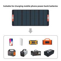 Panneau Solaire Pliable 300W à Succès Commercial pour Stockage d'Énergie, Silicium Monocristallin, Utilisation Extérieure, Camping, Domestique et Urgence