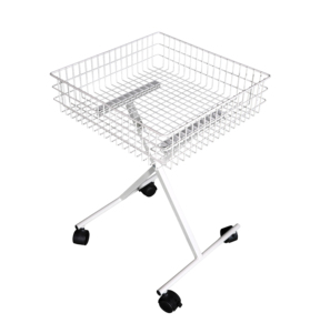 Cửa Hàng cán dây lưu trữ giỏ/đa mục đích dây Rack hiển thị trên đứng với Caster/siêu thị gấp hiển thị đứng - Product Image 2