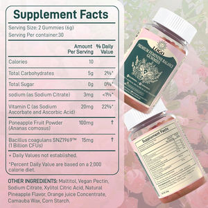 Gommes pour l'équilibre féminin OEM/ODM Premium, pour la santé et le bien-être des femmes, soutien immunitaire, végétalien, sans gluten et halal - Product Image 6