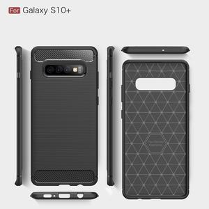 La mejor calidad de <span class=keywords><strong>fibra</strong></span> de carbono armadura caso del TPU para el caso de Samsung S10 más S10 + - Product Image 1