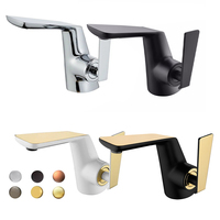 Robinet de lavabo style cascade, robinet de salle de bain pas cher, robinet mélangeur à poignée unique, robinet de lavabo suspendu pour baignoire