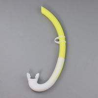 Tube de natation respirant en silicone imperméable pour la pêche sous-marine