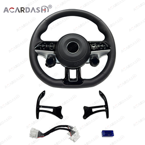 Acardash para <span class=keywords><strong>Maserati</strong></span> GranTurismo GT/GC 2007-2022 ACARDASH 2025 Nuevo Volante Mejorado de Fibra de Carbono Roja/Cuero - Product Image 2