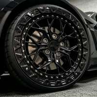 Jantes sportives agressives Bku Forged Beadlock Drag Wheels 17 18 19 pouces 5x120.65 pour Corvette Stingray E-Ray ZR1 Z06 C6 C7 C8