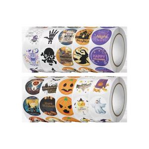 Pegatinas de Vinilo PVC Autoadhesivas, Resistentes al Agua, con Diseño Personalizado para Fiestas y Eventos de Halloween - Product Image 6