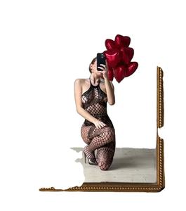 Женское кружевное боди-платье 2026 с вышивкой, декором из бахромы и ажурными вставками, сексуальное корректирующее белье для женщин - Product Image 1