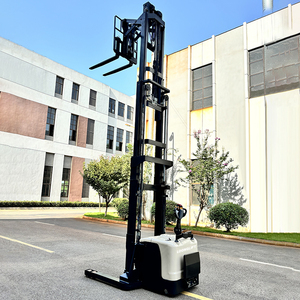 รถยกกรรไกรขนาดเล็กแบบเดี่ยว รับน้ำหนัก 1.5 ตัน 2.0 ตัน ความสูงยก 5000 มม. สำหรับคลังสินค้าทางเดินแคบ อุปกรณ์ขนย้ายวัสดุ - Product Image 1