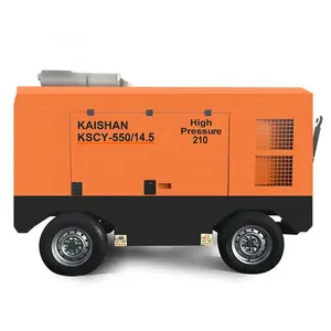 Kaishan KSCY550 / 14.5 diesel water well screw high pressure air compressor