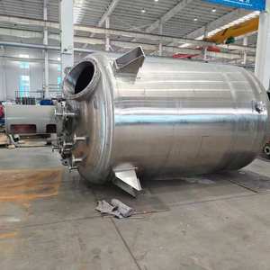 304 thép không gỉ điện sưởi ấm khuấy khuấy bể chân không lò phản ứng hóa học nhũ hóa bể TrộN Dung tích 500L - Product Image 1