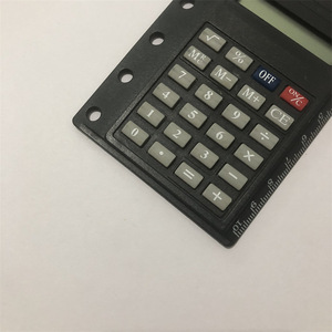 Small Notebook With 6 Hole Calculator Black ABS Material Battery Powered Accounting Book For Handwriting And Calculation - Product Image 3