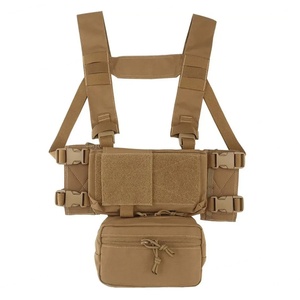 กระเป๋า MK4 Micro Gear Chest Rig สำหรับใส่แม็กกาซีน 5.56 พร้อมช่องใส่แผ่นเกราะ  แบบ Chaleco Tactico ลายพราง สำหรับการรบระยะใกล้ - Product Image 4