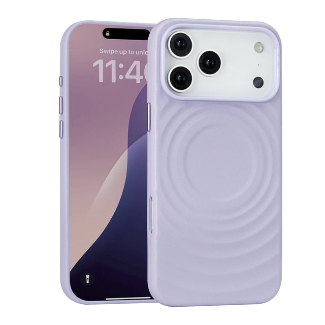 Eco-Friendly Vegan Leather Phone Case for iPhone 18 Pro/18 Pro Max - Anti-Slip Magnetic Cover - OEM/ODM Manufacturer