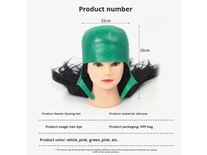Gorro de Silicona para Mechas y Tinte, Tratamiento Capilar, Uso Doméstico, Estilo Moderno, Origen Zhejiang, 15*19cm, Personalizable - Product Image 3