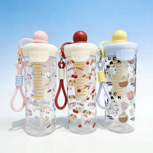 New Floating Plastic Cup Large Capacity Portable Straw BPA Free Leak-Proof Eco-Friendly Cute Outdoor Dishwasher Safe <b>Tea</b> <b>Infuser</b> - Product Image 1