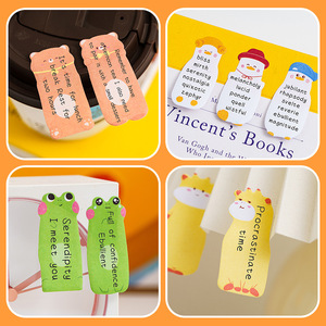 Cute Cartoon Animal Thumb <b>Sticky</b> <b>Notes</b> Creative High Appearance Self Adhesive Memo <b>Note</b> Customizable Transparent - Product Image 3