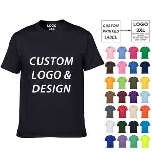 T-shirts unis de haute qualité en gros, prix d'usine, pour impression, 100% coton, t-shirt personnalisé - Product Image 1