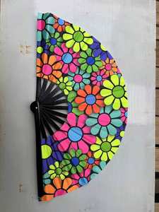 Abanico Grande de 33 cm para Danza China y Japonesa, Festival de Música, con Degradado Reflectante, Plegable, de Bambú, para Regalos de Halloween - Product Image 6