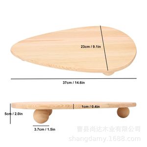 Wooden scented candle tray stand, tall spherical <b>desktop</b> storage rack, entryway key holder, plant <b>desktop</b> <b>shelf</b> - Product Image 2