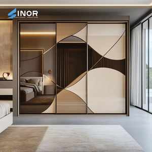 Armario de Almacenamiento de Madera Maciza de Roble de Lujo, Armario Independiente de Doble Puerta con Revestimiento Impermeable para Dormitorios de Alta Gama - Product Image 1