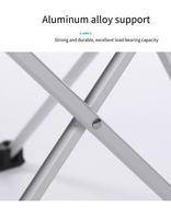 Meubles d'extérieur modernes, table pliante en alliage d'aluminium, portable, camping, pique-nique, randonnée, barbecue, hôtel
