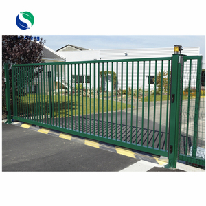 Porte coulissante motorisée en acier, grande surface au sol, en aluminium, fonctionnement électrique automatique, standard, clôture de jardin, cour personnalisée - Product Image 1