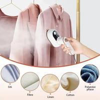 Fer à repasser professionnel portable en titane, fer à vapeur électronique pliable de voyage, mini fer à vapeur électrique personnalisé pour vêtements