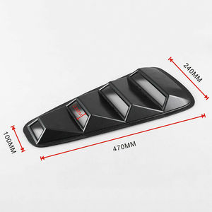 Side <strong>Vent</strong> <strong>Window</strong> Quarter Scoop, Louver Covers <strong>Vent</strong> for 05-14 Ford Mustang - Product Image 3