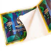 Étiquettes personnalisées pour boîtes à cigares en papier enduit imperméable avec estampage à chaud doré, finition gaufrée, autocollantes, pour emballage alimentaire