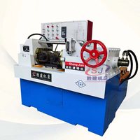 Machine à rouler les fils motorisée haute vitesse, fileteuse automatique pour barres d'armature, machine CNC pour la fabrication de vis, 380V, fixations de construction