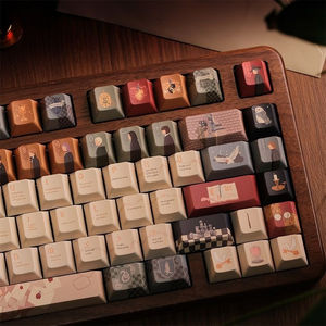 Keycap Owl Letter 144 touches de haute qualité, hauteur standard, hauteur SOA, hauteur M-O-A - Product Image 3