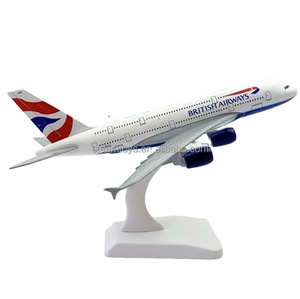 Modelo de avión fundido a presión A380 British Airways 20CM modelo de avión de aleación escala 1:<span class=keywords><strong>300</strong></span> para coleccionables de viaje - Product Image 1