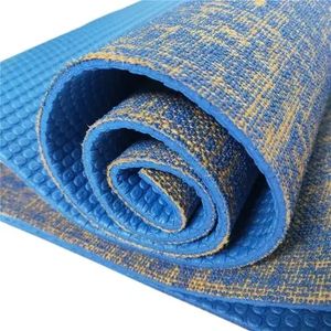 Tapis de <span class=keywords><strong>yoga</strong></span> en jute antidérapant de haute qualité avec logo, prix direct usine Guangdong - Product Image 1