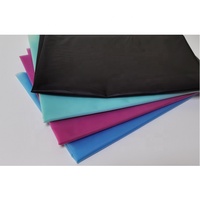 Feuille de TPU thermoplastique gonflable biodégradable 0,12 mm, noire, thermoscellable, imperméable