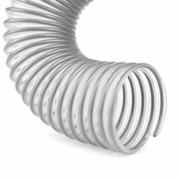 Conduit de ventilation, conduit renforcé, conduit transparent, tuyau de drainage en PVC spiralé