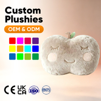 Cuscino Peluche a Forma di Mela Multicolore Personalizzato OEM ODM, Decorazione per la Casa, Giocattolo Imbottito con Imbottitura in Cotone PP, Certificato ASTM, Unisex