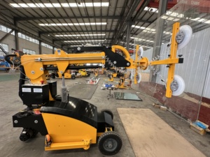 Elektrische geavanceerde glashefrobot, 800 kg draagvermogen, met 8 glazen zuignappen, 360° rotatie, 5m hefhoogte, vacuümheftruck - Product Image 3