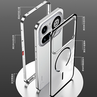 Coque antichoc en aluminium métallique avec aimant pour OPPO K15 Pro Plus, protection de l'appareil photo, coque arrière transparente pour téléphone, Funda IQOO 15
