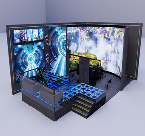 مسرح سينما مدارية عالي التقنية داخلي بشاشة درجة VR 9D مع شهادة - Product Image 1