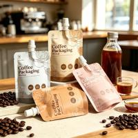 Sachets souples personnalisés YSH avec bec verseur et buse pour café, liquides et boissons – Petits sachets à bec verseur