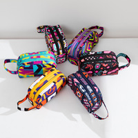 Bolsa de Viaje Oxford con Logotipo Colorido, Bolsa de Almacenamiento Impermeable de Gran Capacidad, Bolsa de Aseo para Mujer, Organizador de Maquillaje, Bolsa de Cosméticos