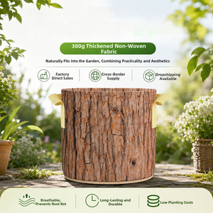 <span class=keywords><strong>Sac</strong></span> de plantation en feutre épaissi K32 de 5 gallons, <span class=keywords><strong>sac</strong></span> de jardinage <span class=keywords><strong>pour</strong></span> le contrôle des racines des plantes, motif <span class=keywords><strong>d</strong></span>'<span class=keywords><strong>écorce</strong></span> <span class=keywords><strong>d</strong></span>'arbre imprimé - Product Image 1