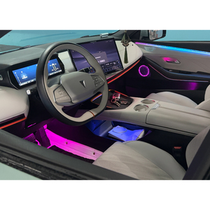 Upgrade 64 Colors Symphony LED Car Interior Ambient <b>Lighting</b> Carbon fiber pattern starry sky 18 in 1 Universal Strip <b>Accessories</b> - Product Image 2